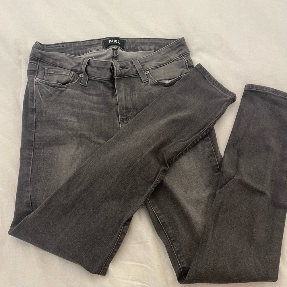 Grey Paige Skinny Jeans